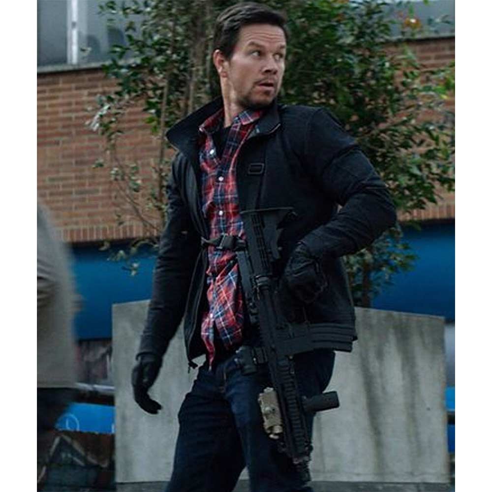 Mile 22 Mark Wahlberg Black Jacket - Image 8