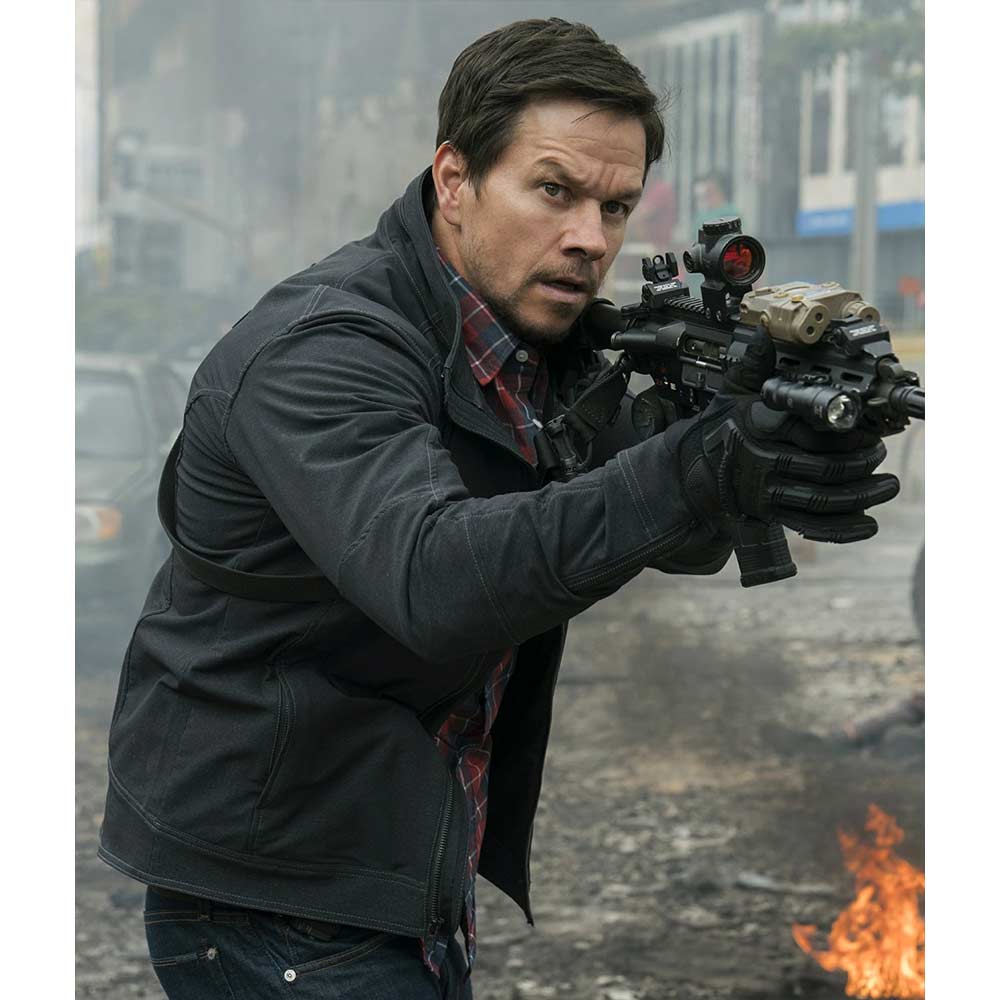 Mile 22 Mark Wahlberg Black Jacket - Image 6