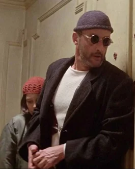 Jean Reno Leon The Professional Wool Coat