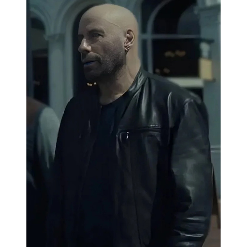 John Travolta Cash Out Leather Jacket - Image 3