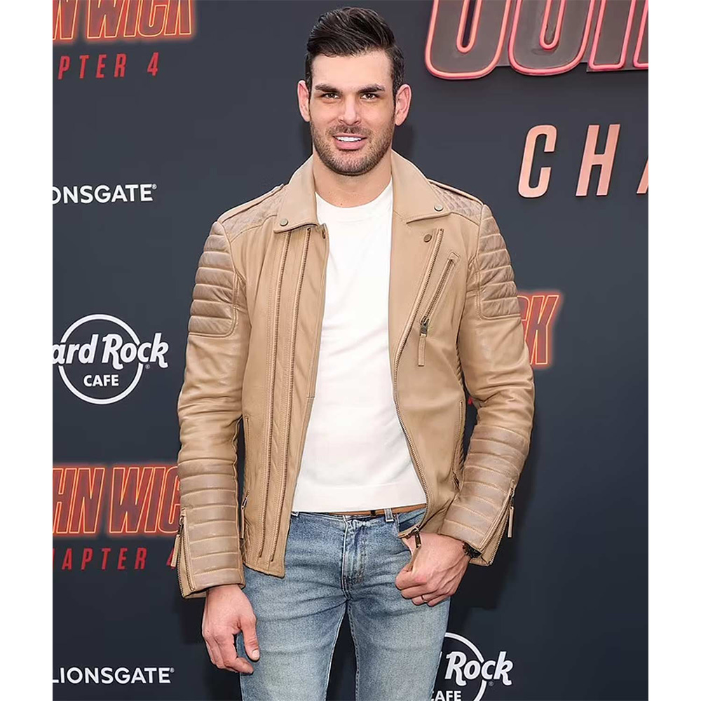John Wick Chapter 4 Romain Bonnet Premiere Leather Jacket - Image 2