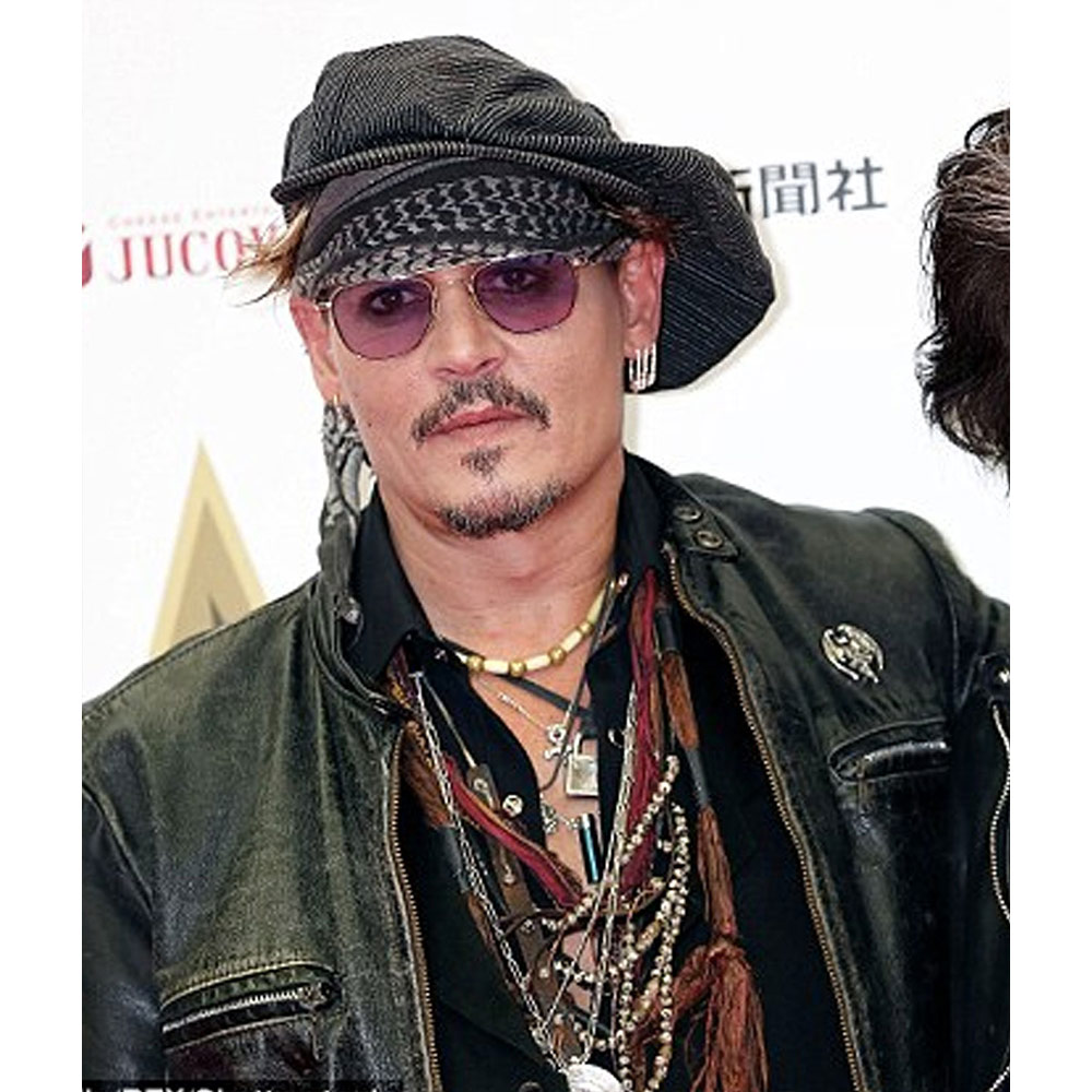 Johnny Depp Distressed Brown Leather Jacket - Image 6