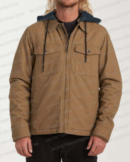 The Imperfects Inaki Godoy Brown Hooded Jacket