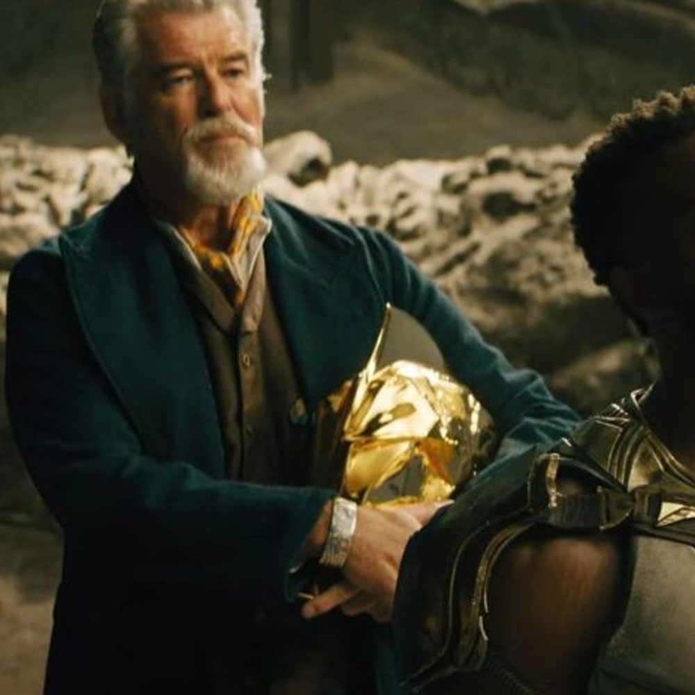 Pierce Brosnan Black Adam Blue Jacket - Image 14