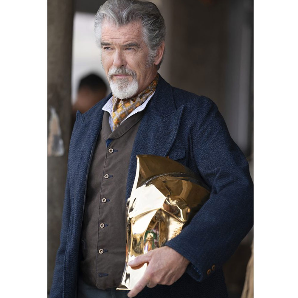 Pierce Brosnan Black Adam Blue Jacket - Image 4
