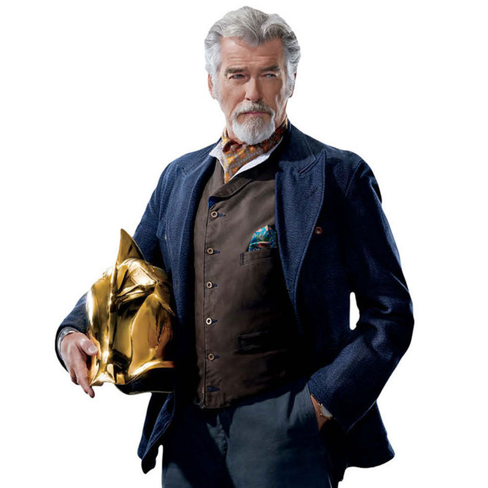 Pierce Brosnan Black Adam Blue Jacket - Image 2