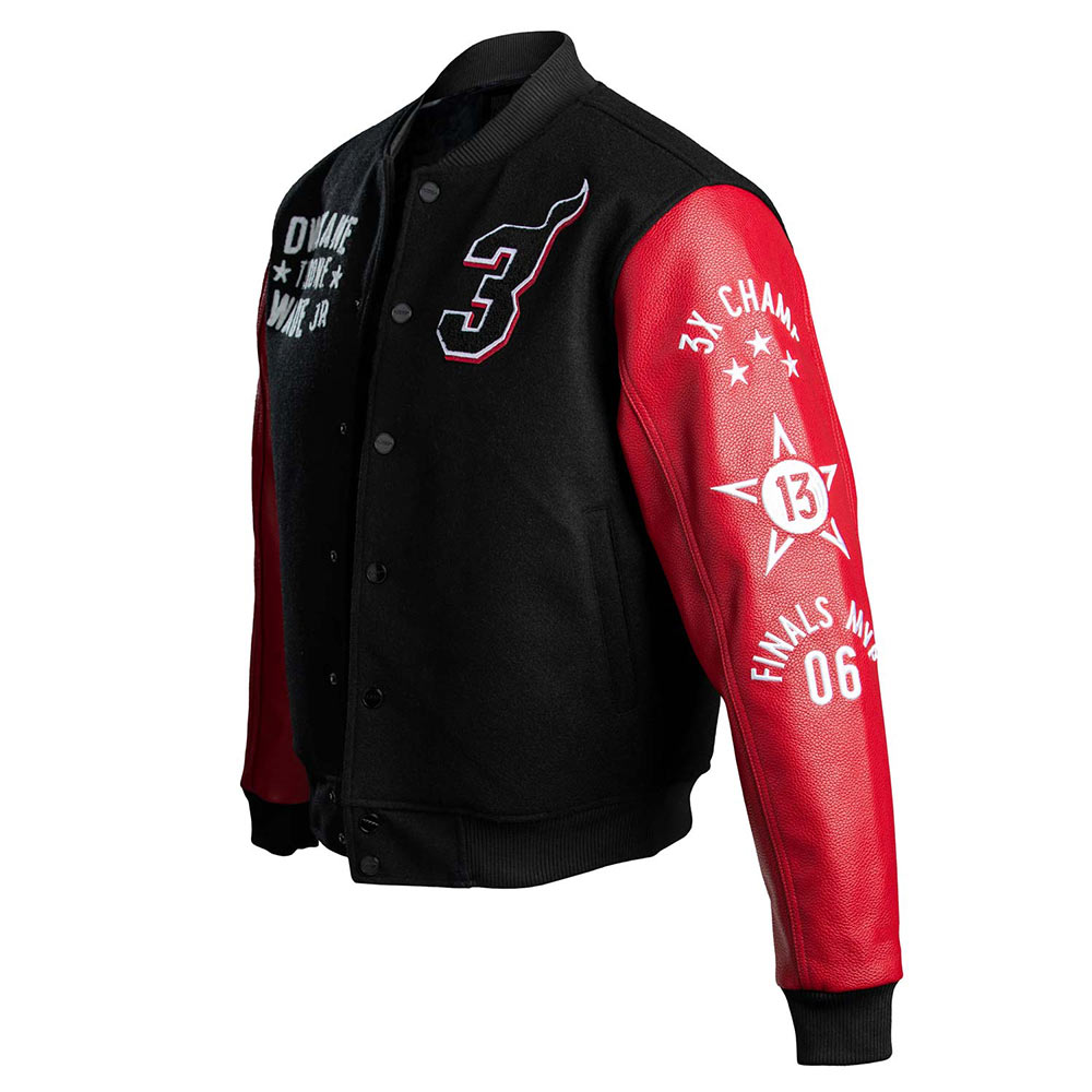 L3GACY Dwyane Wade Letterman Jacket - Image 4