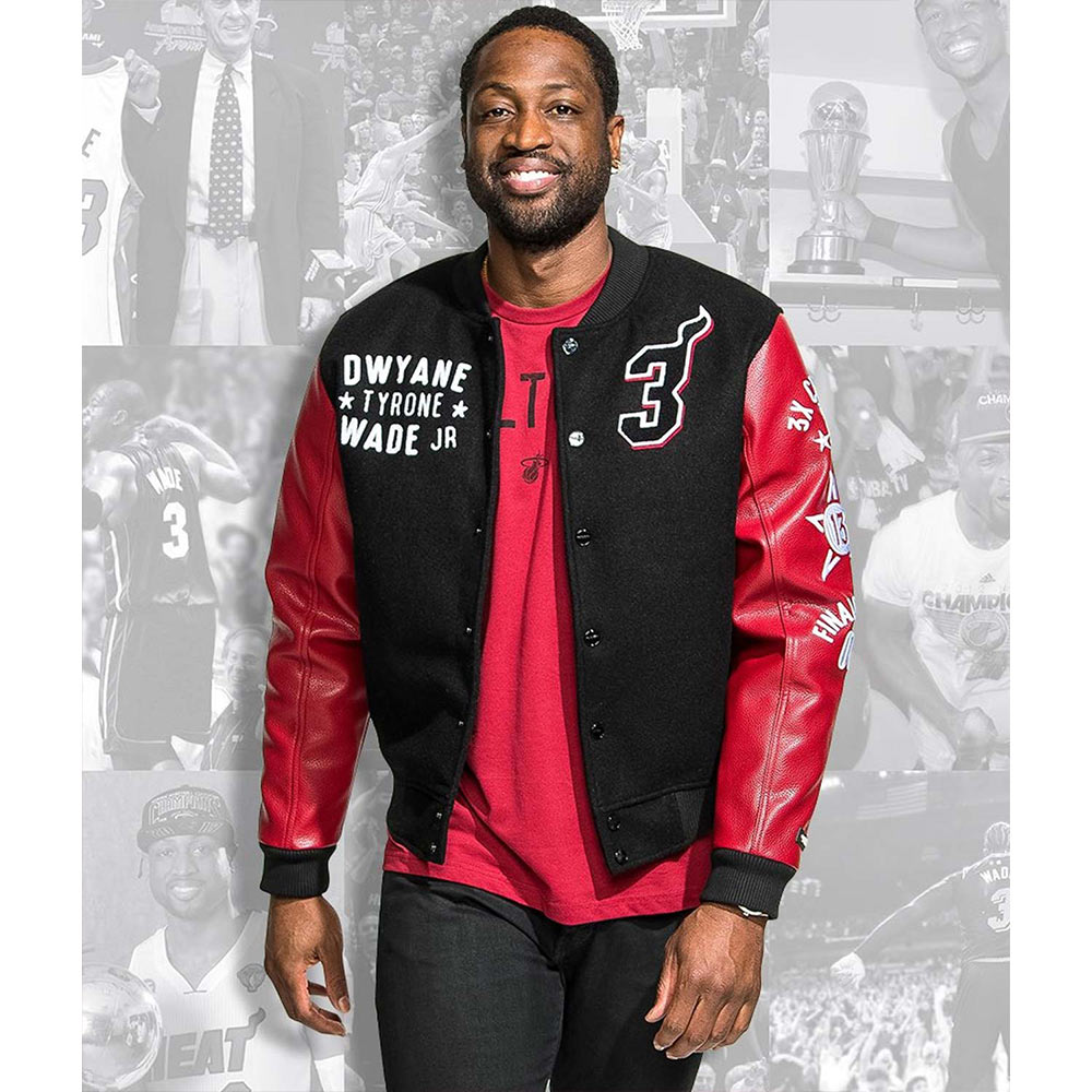 L3GACY Dwyane Wade Letterman Jacket - Image 2