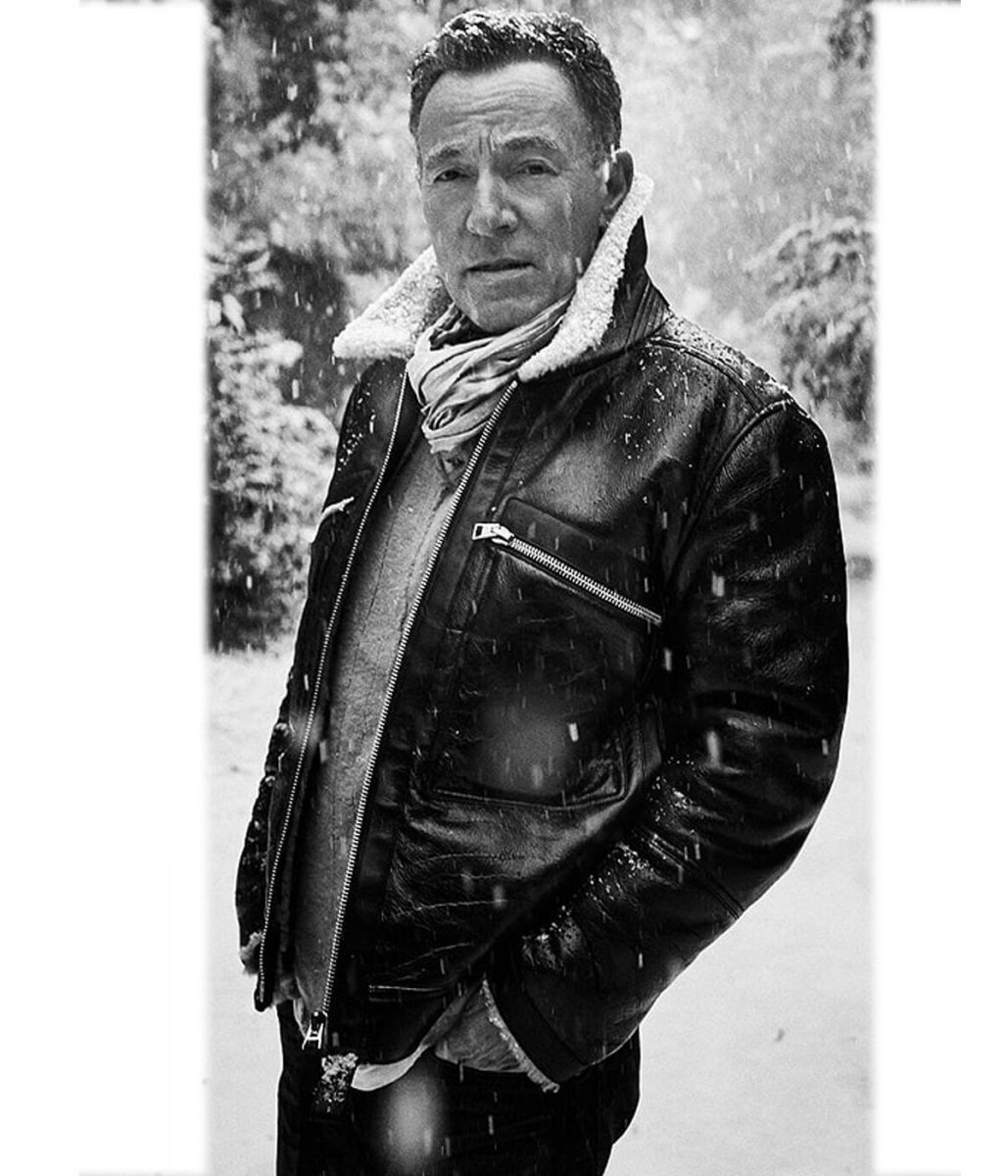 Letter to you Bruce Springsteen Black Leather Jacket - Image 6