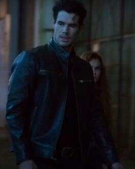 Liam Hall Wicked Black Leather Jacket