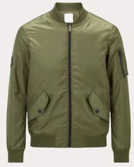 Lionel Messi Green Bomber Jacket