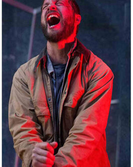 Upgrade Logan Marshall Green Khaki Cotton Jacket