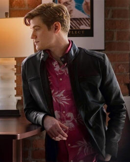 Lucas Till The Collective Leather Jacket