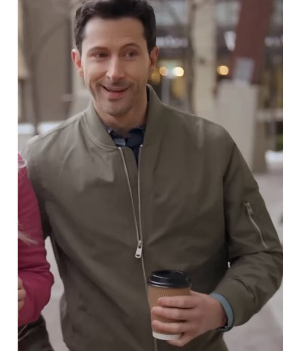 Planning for Joy Marc Trottier Green Bomber Jacket