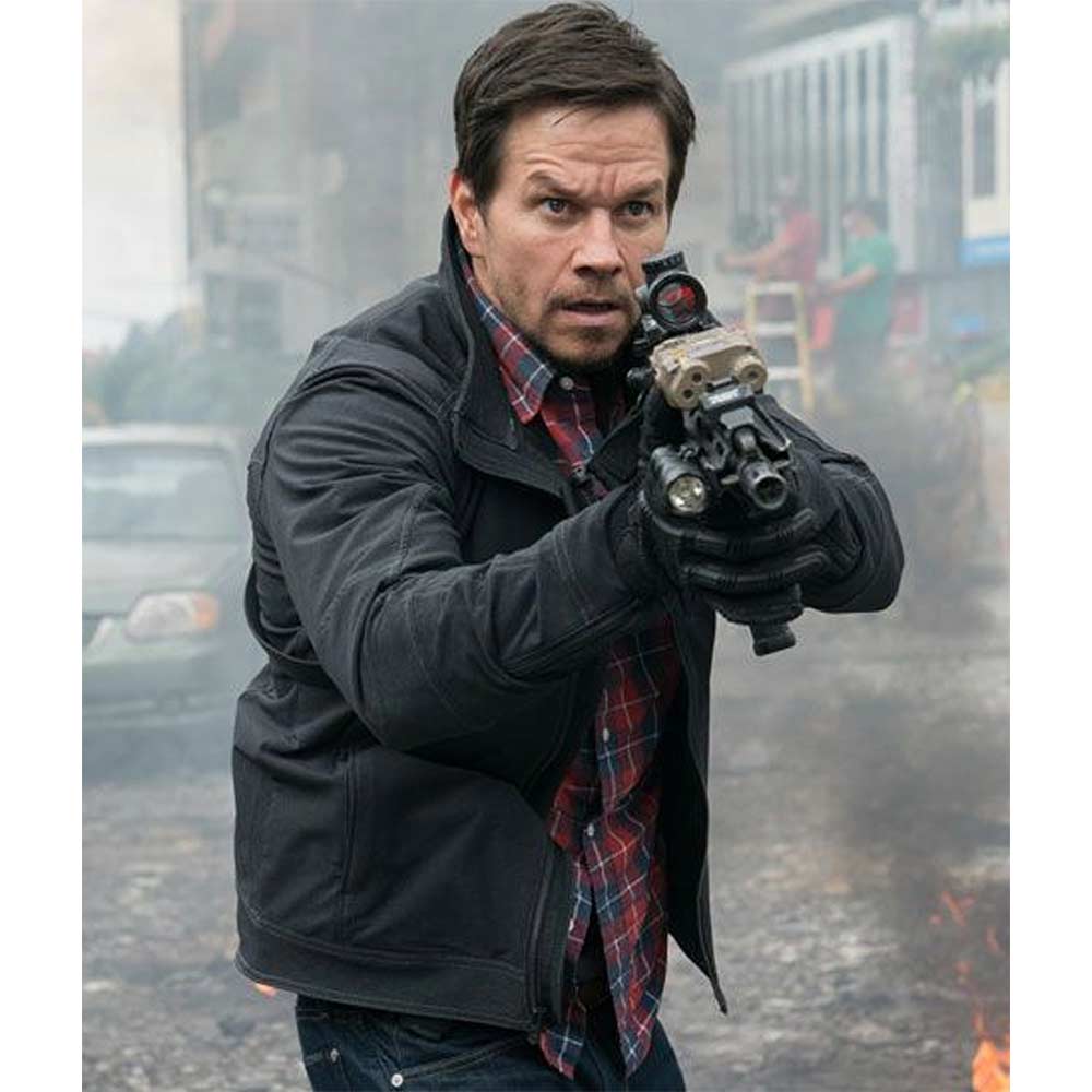 Mile 22 Mark Wahlberg Black Jacket - Image 2