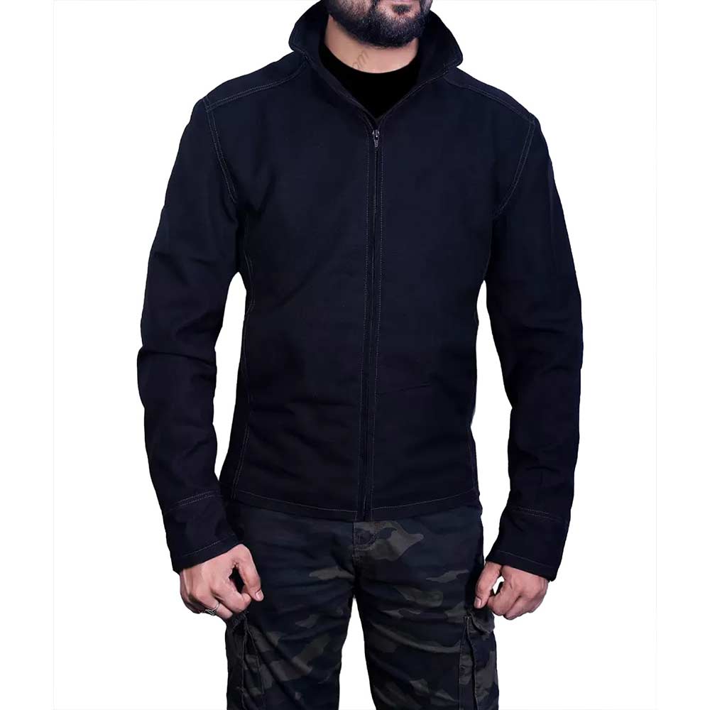 Mile 22 Mark Wahlberg Black Jacket