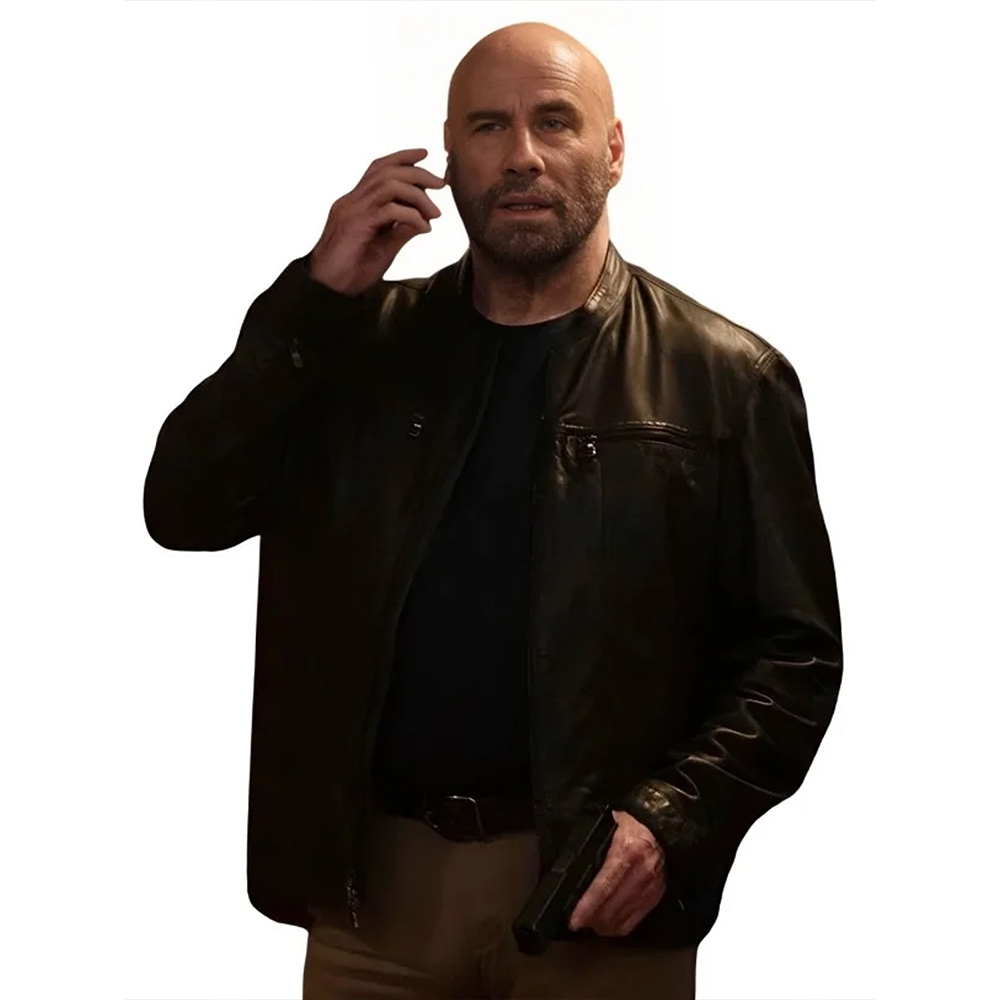 John Travolta Cash Out Leather Jacket - Image 4
