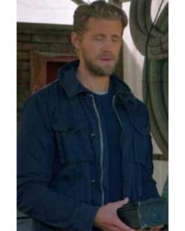 Blood & Treasure Matt Barr Blue Jacket