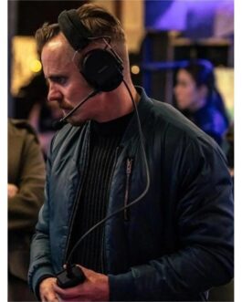 Jasper Pääkkönen Attack on Finland Blue Bomber Jacket