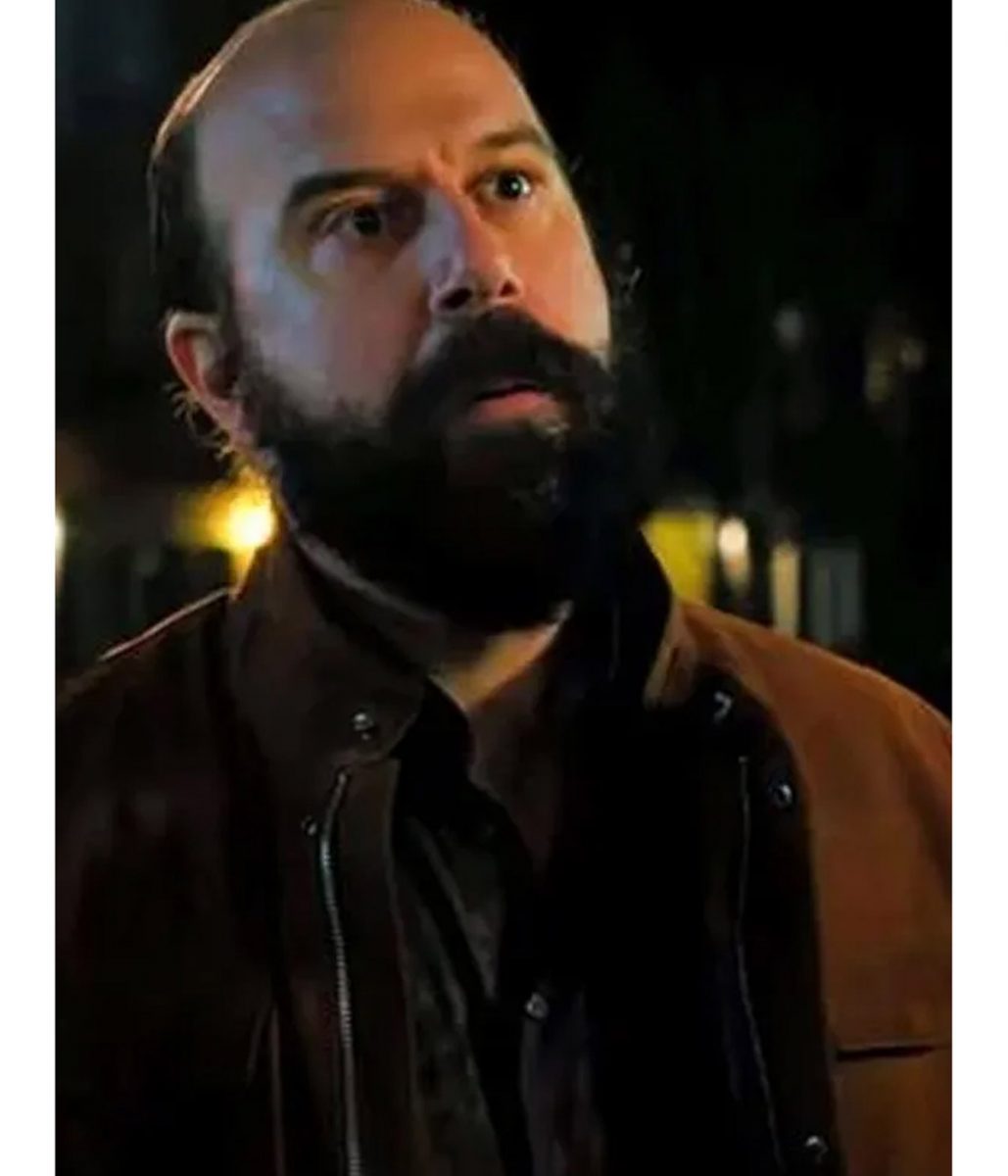 Metal Lords Brett Gelman Brown Jacket - Image 4