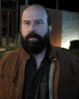 Metal Lords Brett Gelman Brown Jacket