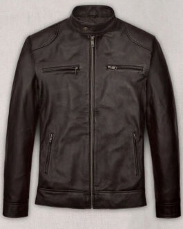Michael Jordan Brown Leather Jacket