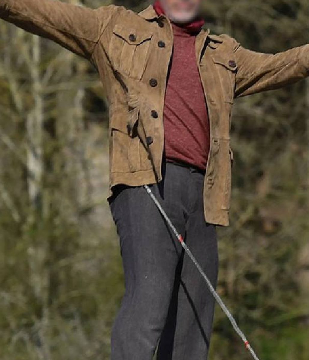 Esai Morales Mission Impossible 7 Suede Leather Jacket - Image 6