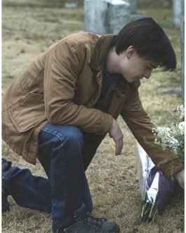 Mr. Harrigan’s Phone Jaeden Martell Cotton Brown Jacket