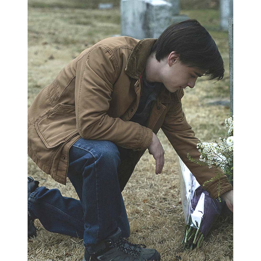 Mr. Harrigan’s Phone Jaeden Martell Cotton Brown Jacket