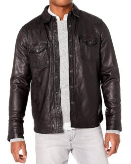 Mark St. Cyr High School Musical S03 Black Leather Jacket