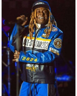 Lil Wayne NBA All-Star 2024 Leather Jacket