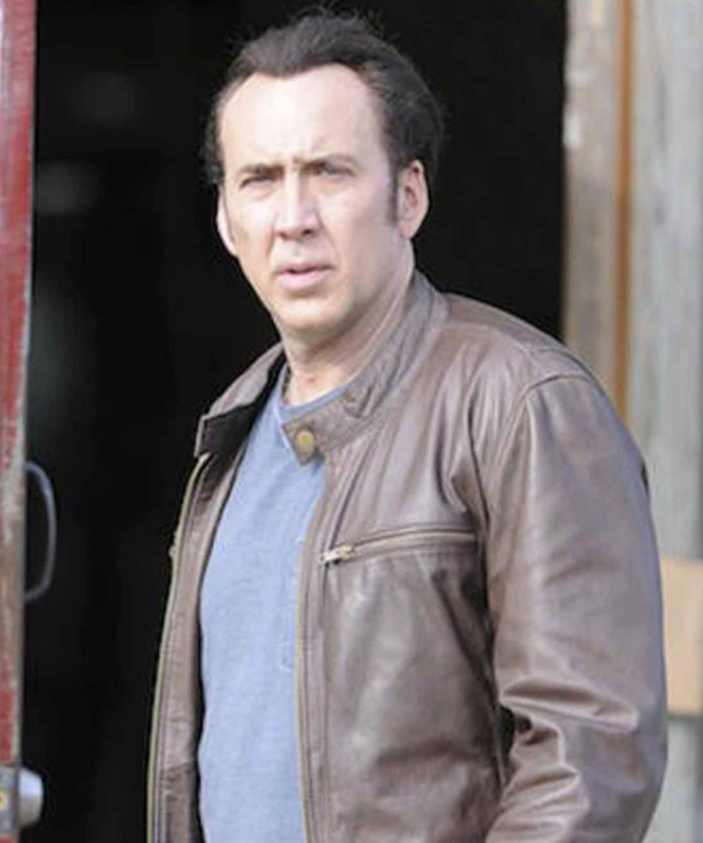 Nicolas Cage Rage Brown Leather Jacket