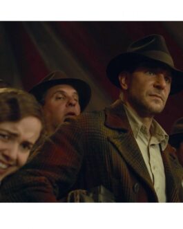 Bradley Cooper Nightmare Alley Checkered Brown Peacoat