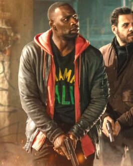 The Takedown Omar Sy Black Leather Jacket