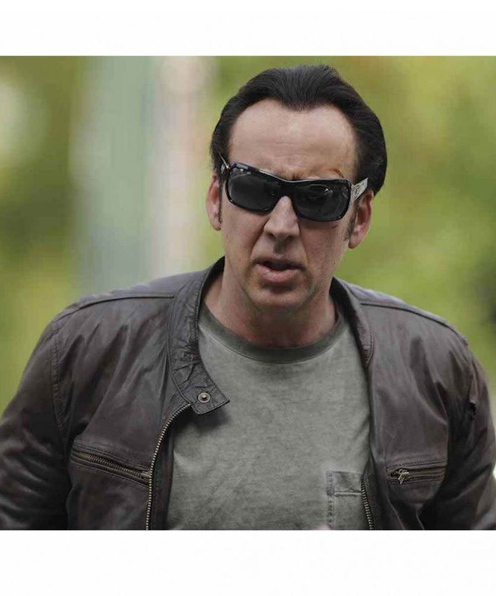 Nicolas Cage Rage Brown Leather Jacket - Image 2