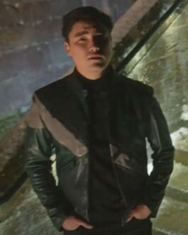 The Princess Switch 3 Remy Hii Black and Green Jacket