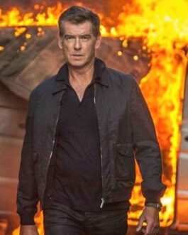 The November Man Pierce Brosnan Black Jacket