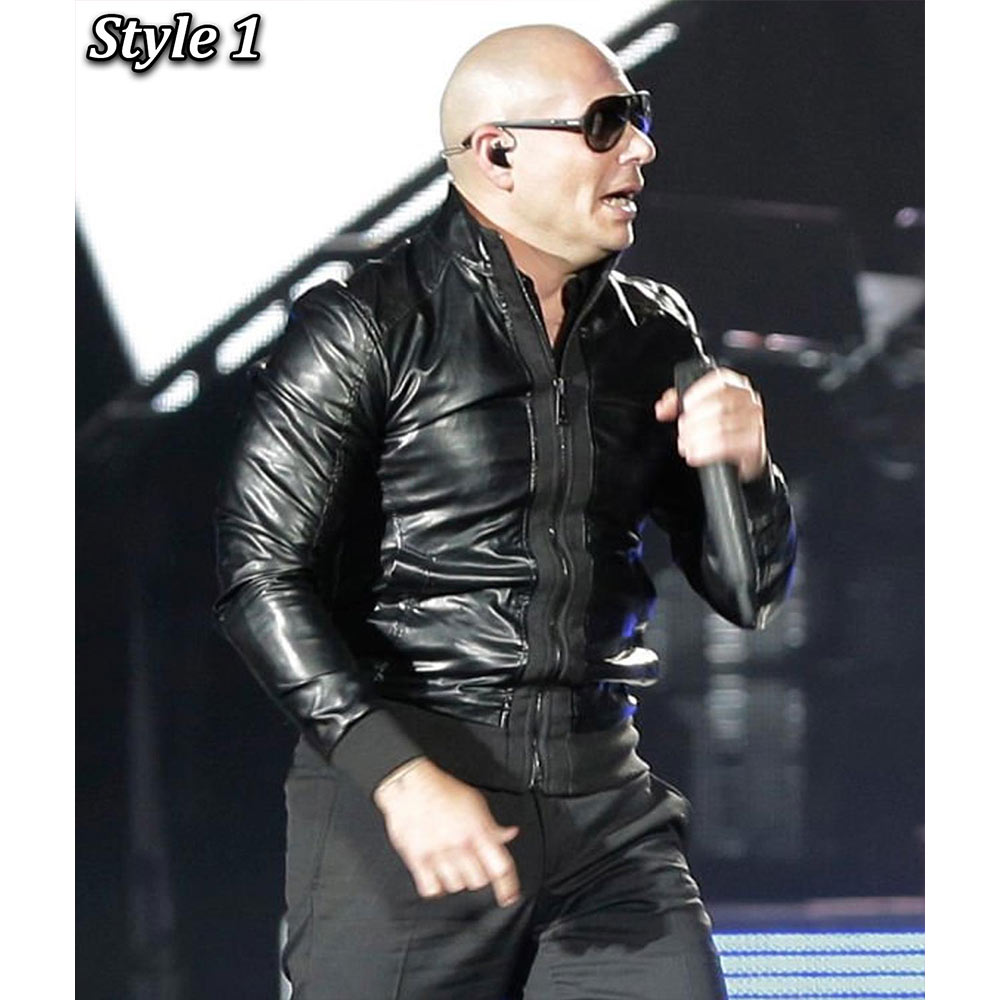 Pitbull Leather Bomber Jacket - Image 3