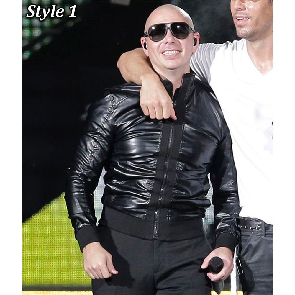 Pitbull Leather Bomber Jacket - Image 4