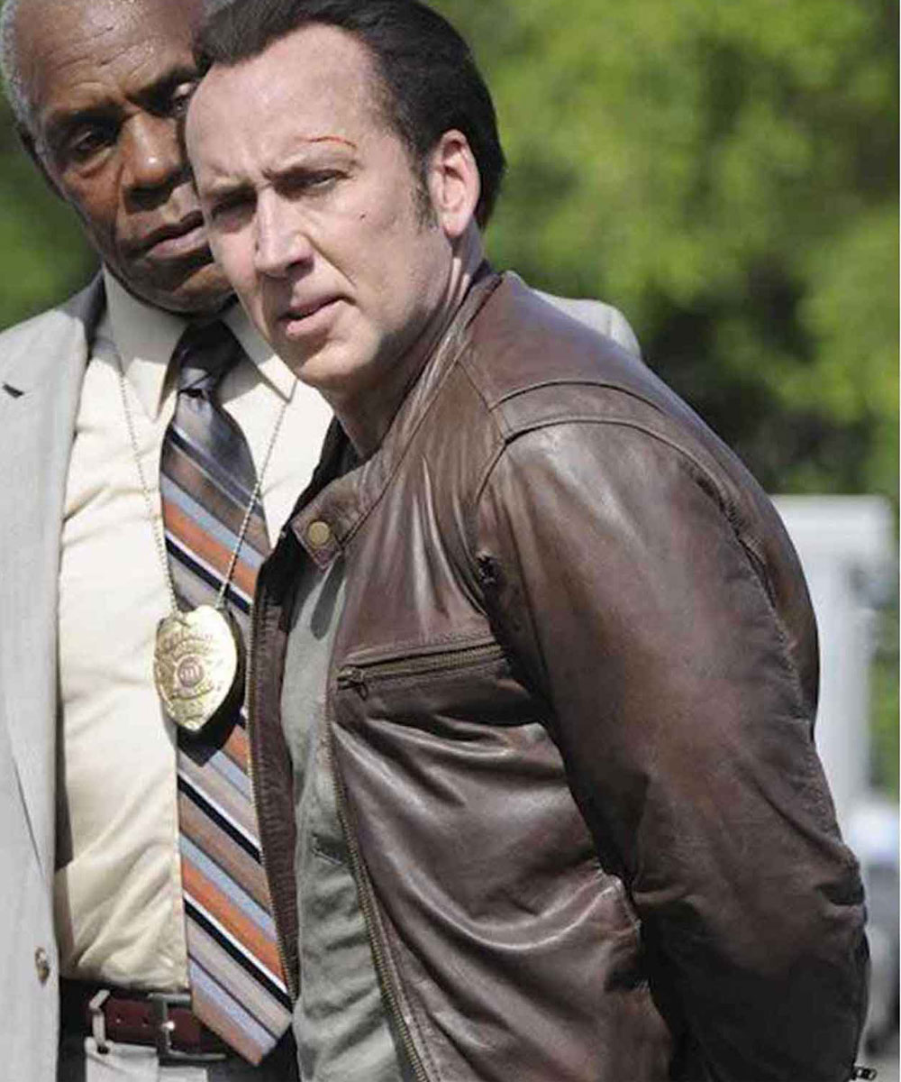 Nicolas Cage Rage Brown Leather Jacket - Image 3