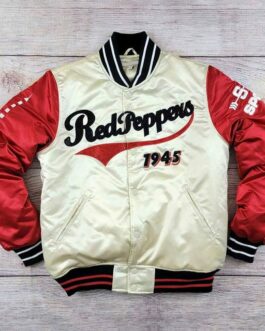 Red Pepper Red and White Jacket