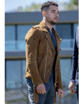 Law & Order Organized Crime Nick Creegan Suede Jacket