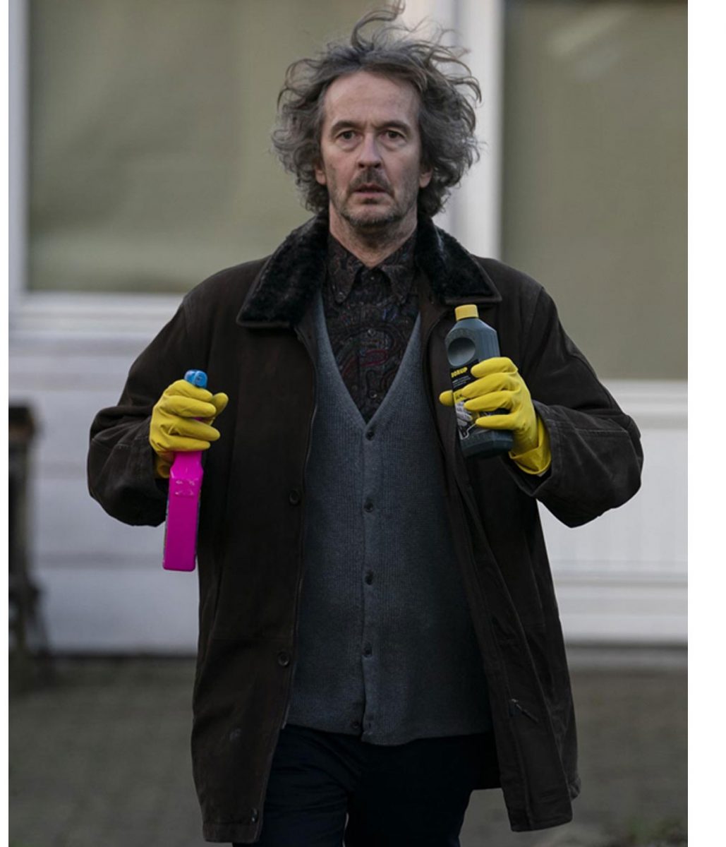 Lars Brygmann Riders of Justice Brown Jacket