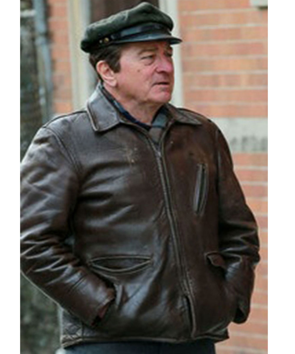 Robert Anthony De Niro The Irishman Leather Jacket - Image 14