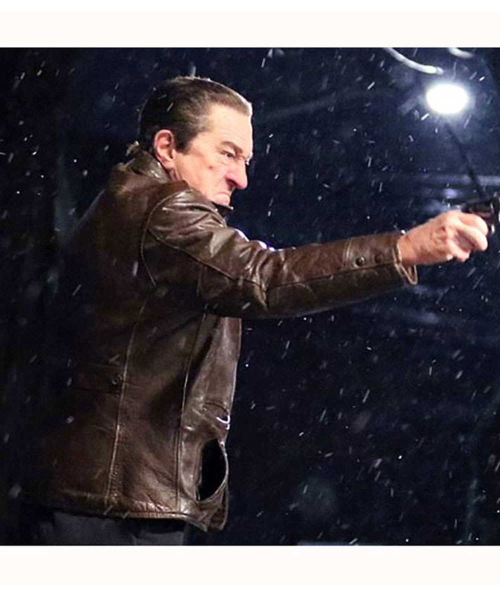 Robert Anthony De Niro The Irishman Leather Jacket - Image 15