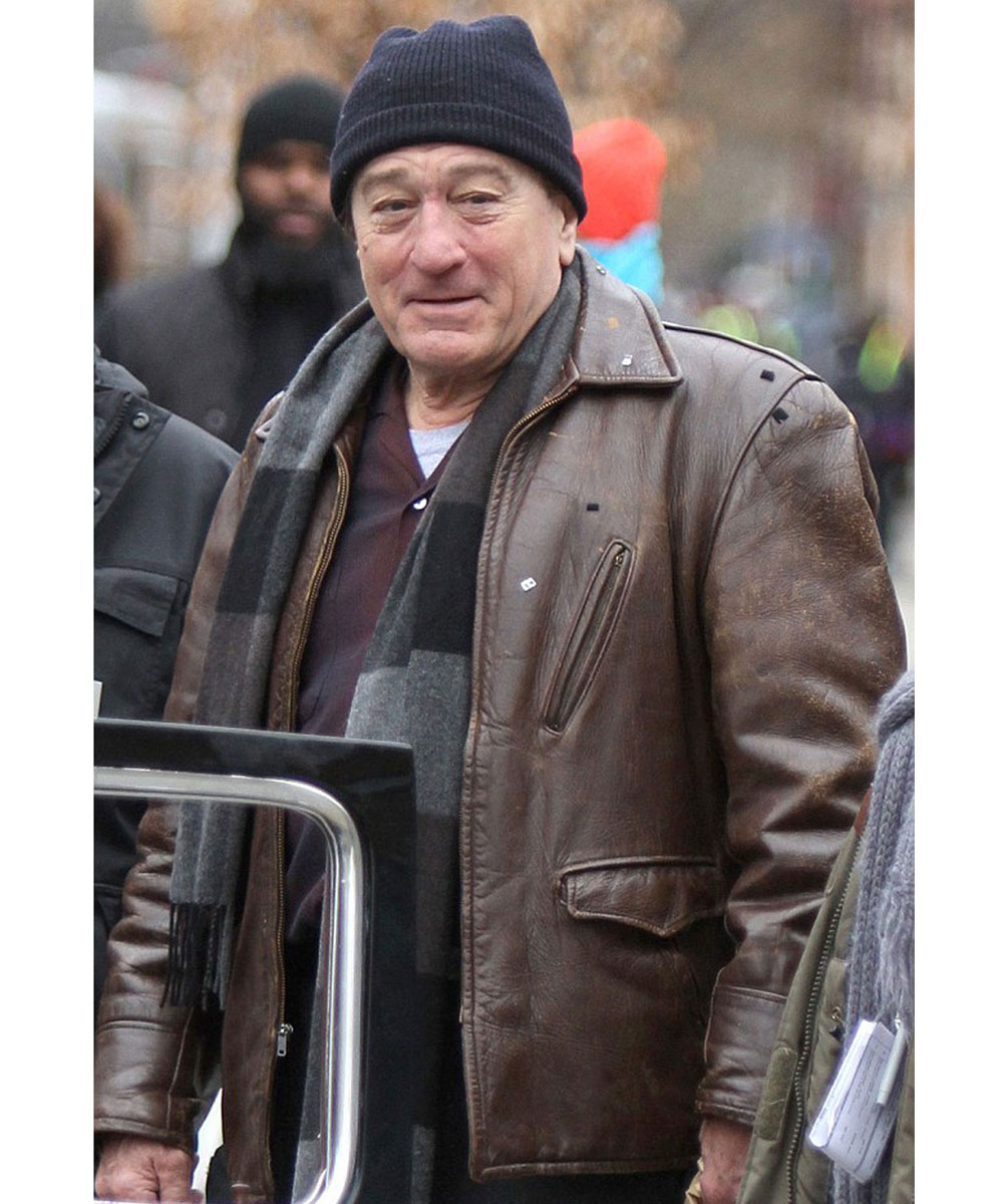 Robert Anthony De Niro The Irishman Leather Jacket - Image 6