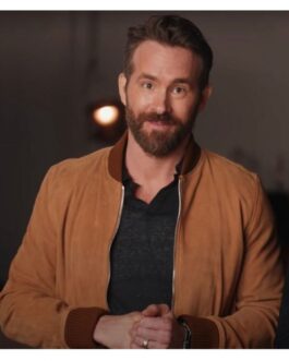 The Adam Project Ryan Reynolds Bomber Brown Jacket