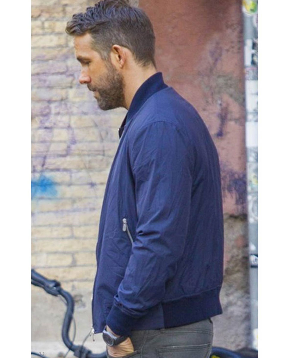 Ryan Reynolds 6 Underground One Blue Jacket - Image 4