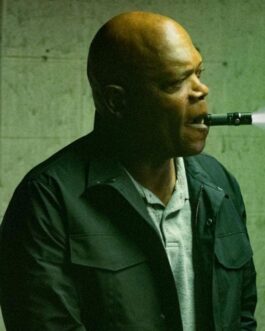 Samuel L. Jackson Spiral Black Jacket