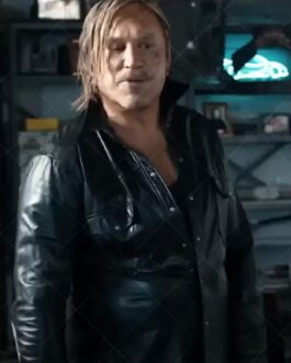 Mickey Rourke Section 8 Leather Jacket
